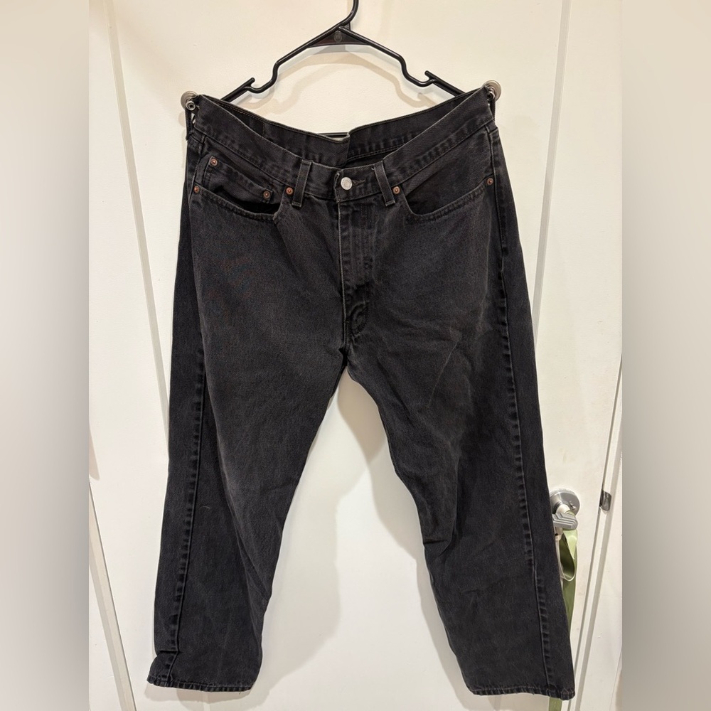 Vintage Levi's 550 size 36x34 Men's Black Jeans